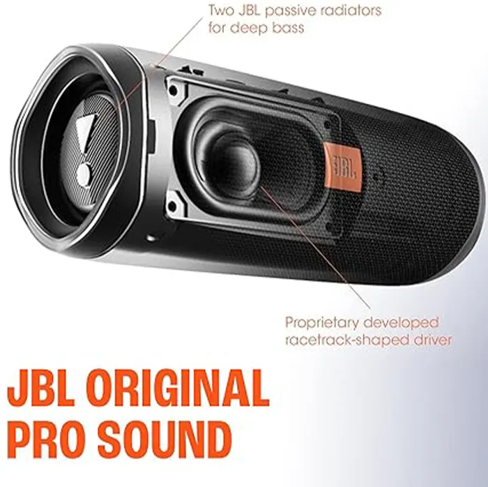JBL Flip 5 Waterproof Portable Bluetooth Speaker with Powerful Bass – Black - Image 2
