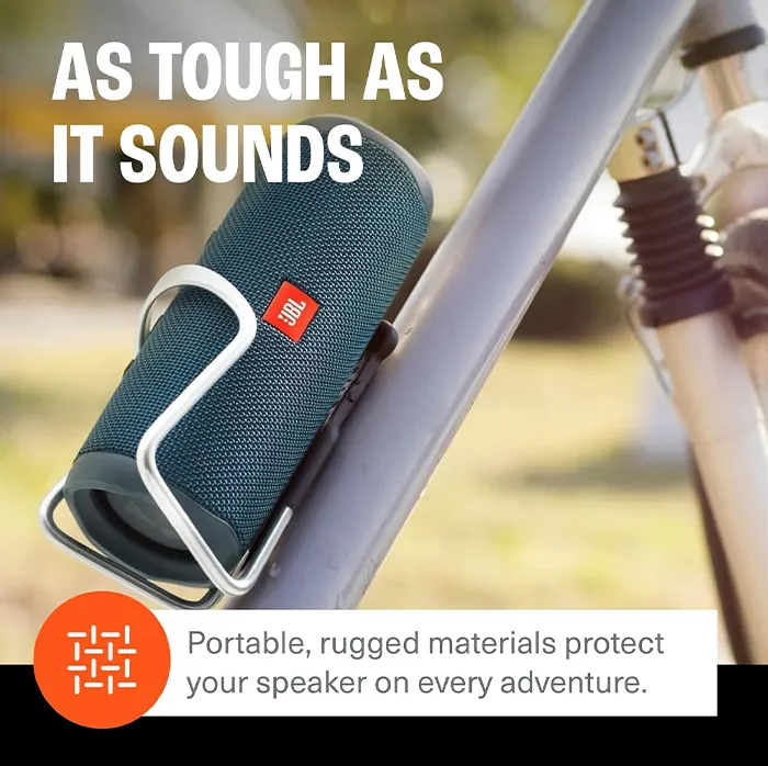 JBL Flip 5 Waterproof Portable Bluetooth Speaker with Powerful Bass – Black - Image 3