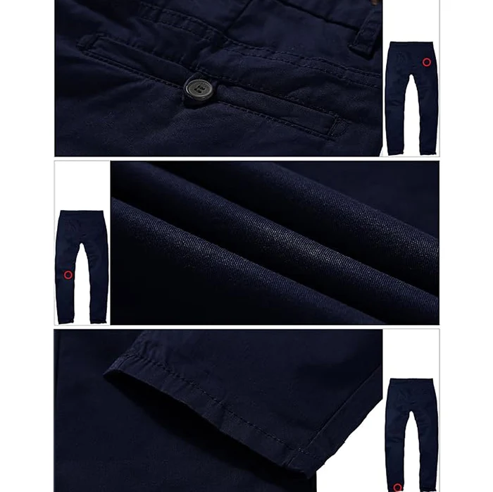 Men’s Slim Fit Stretch Casual Pants – Tapered Comfortable Design - Image 4