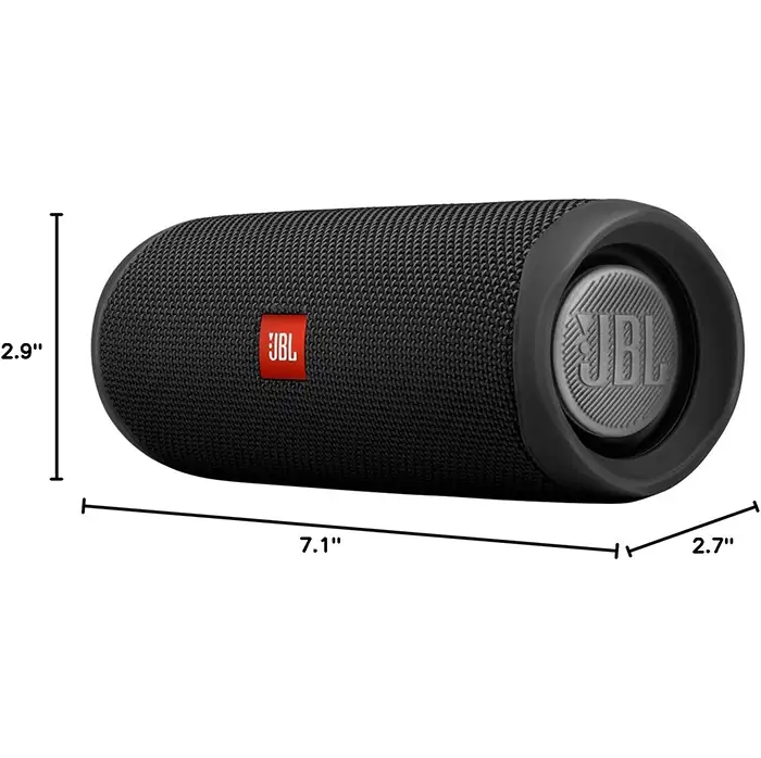 JBL Flip 5 Waterproof Portable Bluetooth Speaker with Powerful Bass – Black - Image 4