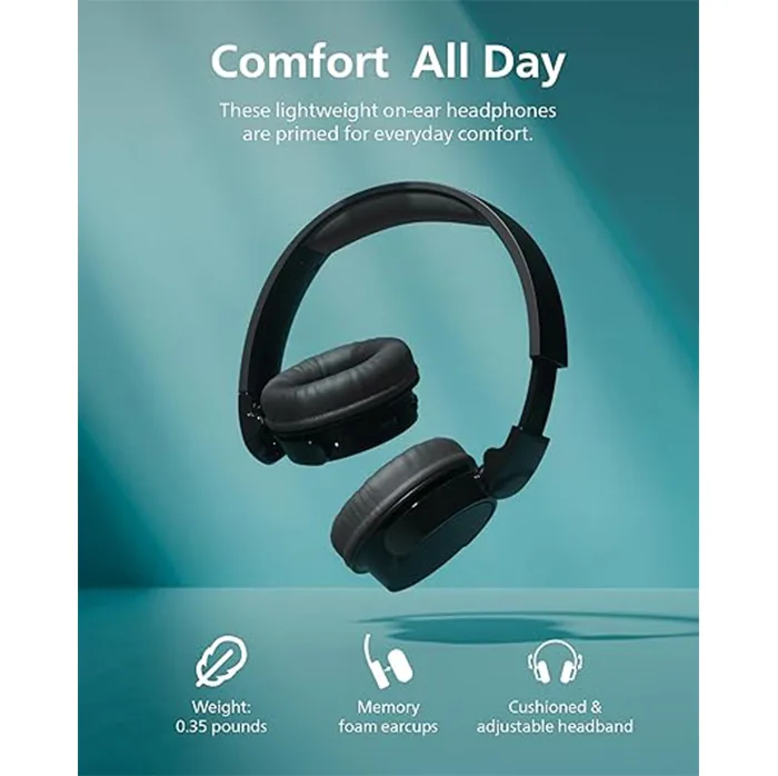 Philips H3209 Wireless On-Ear Bluetooth Headphones with Dynamic Bass, 25H Battery, Fast Charging & Clear Calls - Image 5