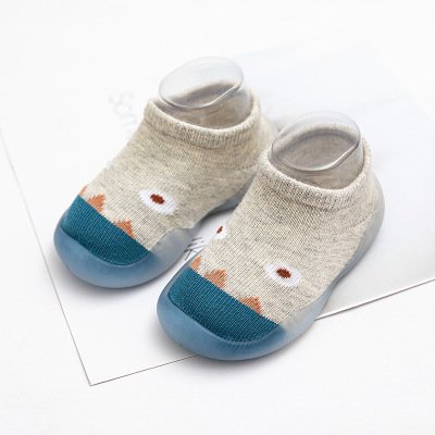 Color: Monster navy, Size: Size24 - Baby Footwear, Ultra-Thin, Breathable, Non-Slip, Soft-Soled, Waterproof Floor Shoes