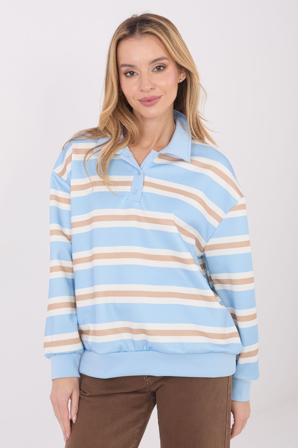blue - Sweatshirt model 222769 Italy Moda