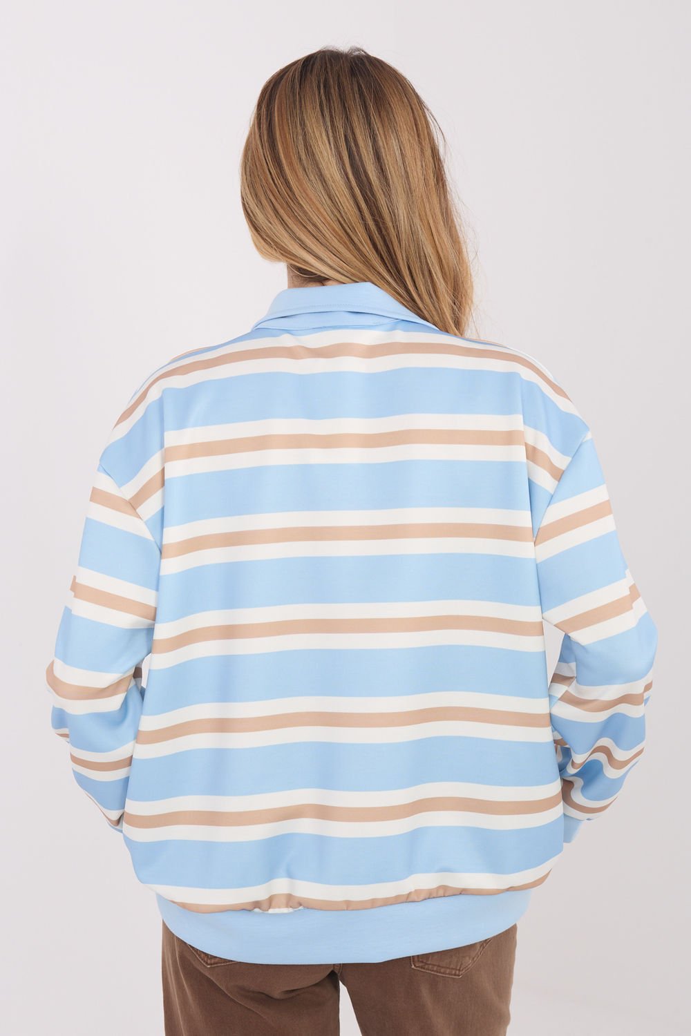 blue - Sweatshirt model 222769 Italy Moda - Image 3