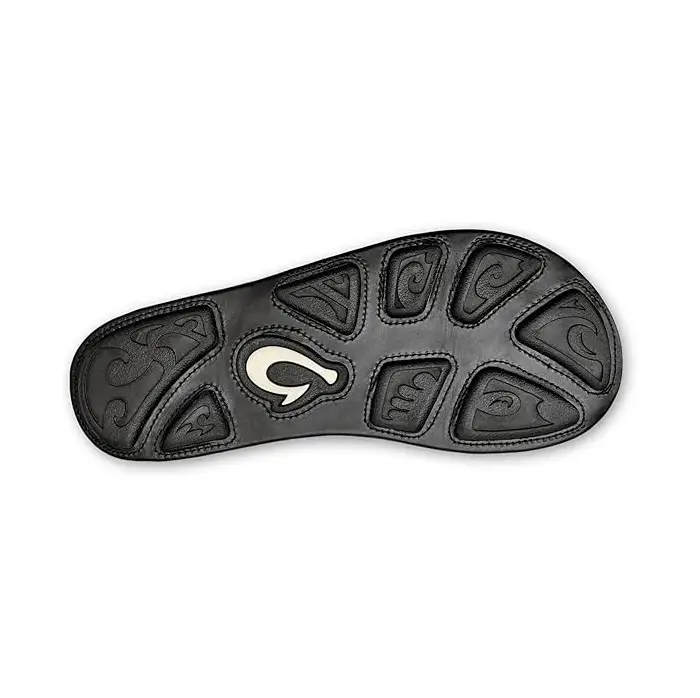 OLUKAI Men’s Mea Ola Leather Sandals | Premium Beach Flip Flops for Comfort & Durability - Image 5