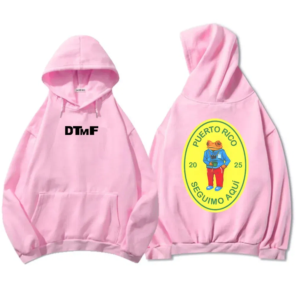Color: Gold, Size: L - DTMF Deb? Tirar Ms Fotos 2025 New Album Hoodies Bad Bunny Singer Printing Sweatshirts Men Women Clothing Sudaderas Hombre Male - Image 5