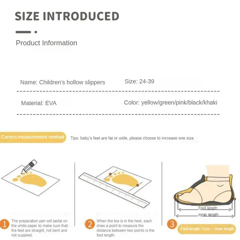 Color: Pink, Shoe Size: 3.5 - Children Slippers Boys EVA Smiling Face Bathroom Slippers Summer 2-14 Years Old Girl Anti Slip Hollow Leaking Junior Footwear - Image 5